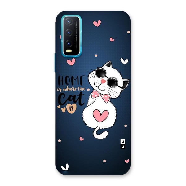 Home Where Cat Back Case for Vivo Y20G