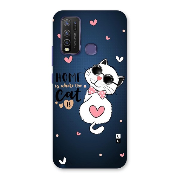 Home Where Cat Back Case for Vivo Y30
