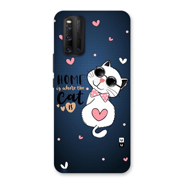 Home Where Cat Back Case for Vivo iQOO 3