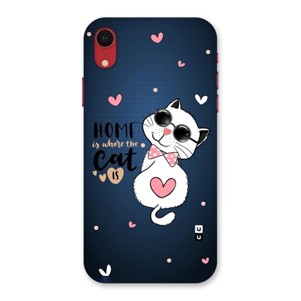 Home Where Cat Back Case for iPhone XR