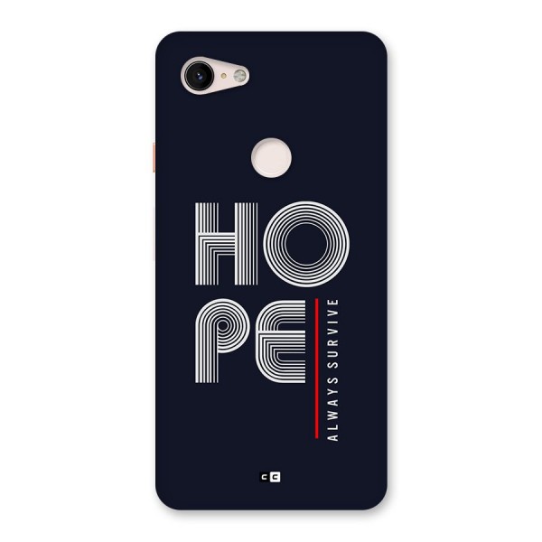 Hope Survives Back Case for Google Pixel 3 XL