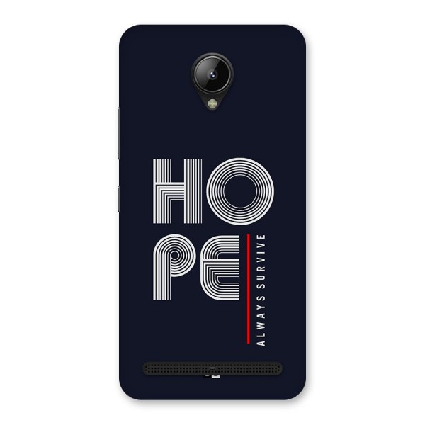 Hope Survives Back Case for Lenovo C2