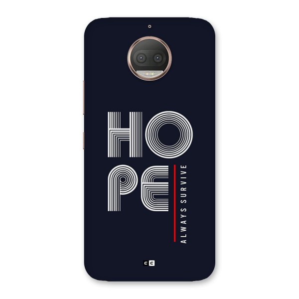 Hope Survives Back Case for Moto G5s Plus