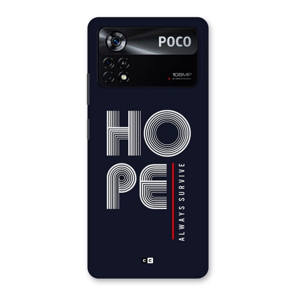 Hope Survives Back Case for Poco X4 Pro 5G