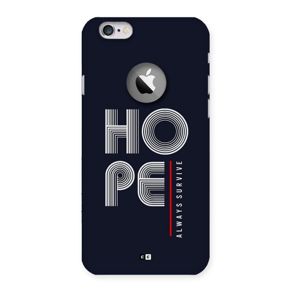 Hope Survives Back Case for iPhone 6 Logo Cut