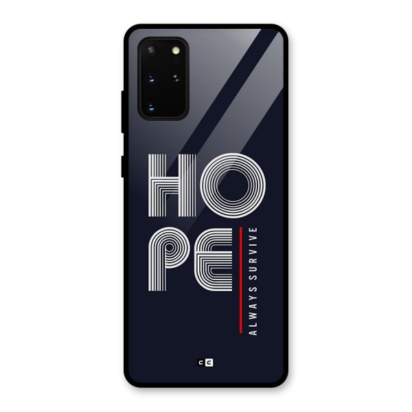Hope Survives Glass Back Case for Galaxy S20 Plus