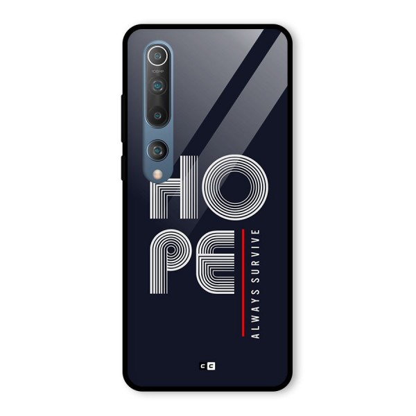 Hope Survives Glass Back Case for Mi 10