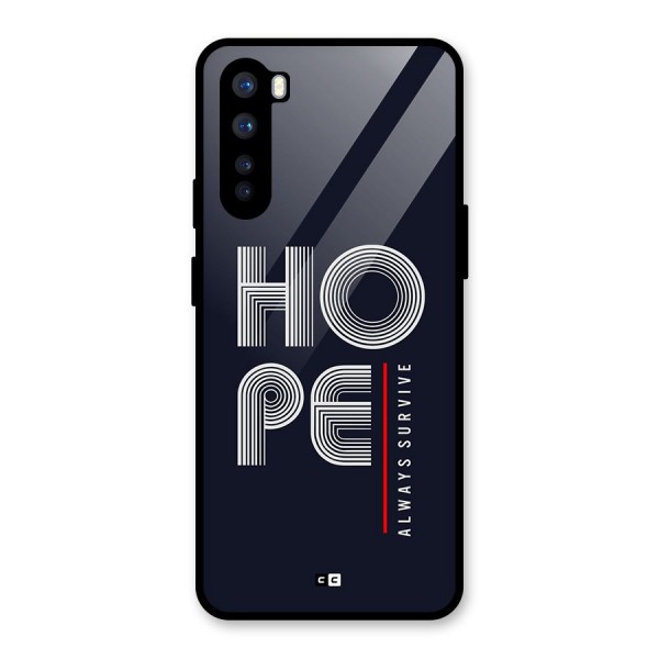 Hope Survives Glass Back Case for OnePlus Nord