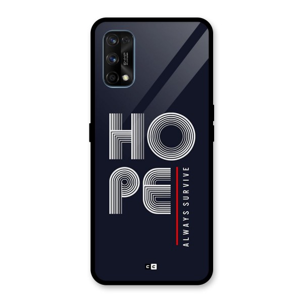 Hope Survives Glass Back Case for Realme 7 Pro