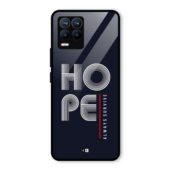 Hope Survives Glass Back Case for Realme 8 Pro