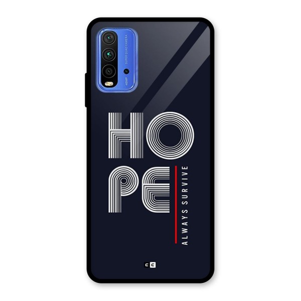 Hope Survives Glass Back Case for Redmi 9 Power
