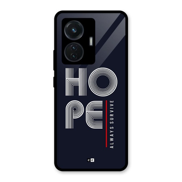 Hope Survives Glass Back Case for iQOO Z6 44W