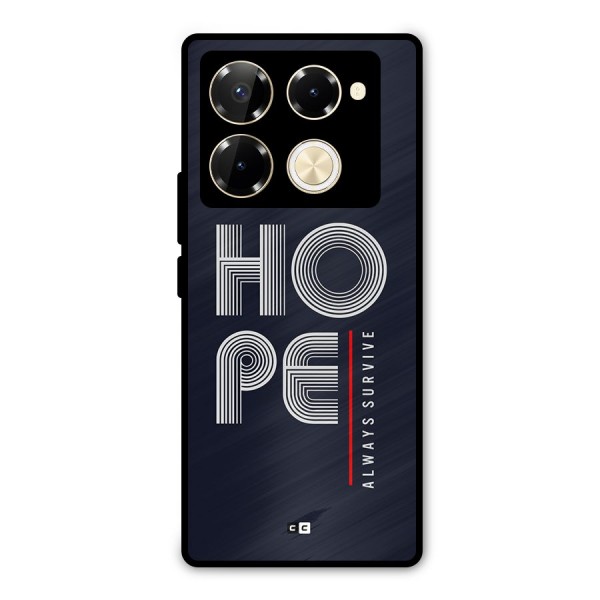 Hope Survives Metal Back Case for Infinix Note 40 Pro Plus