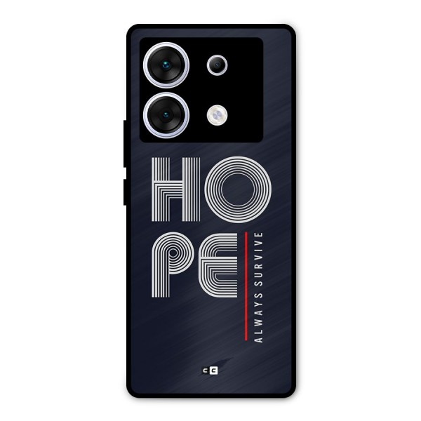 Hope Survives Metal Back Case for Infinix Zero 30 5G