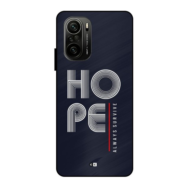 Hope Survives Metal Back Case for Mi 11X Pro
