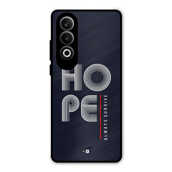 Hope Survives Metal Back Case for OnePlus Nord CE4