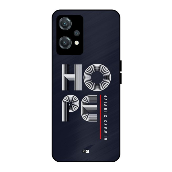 Hope Survives Metal Back Case for OnePlus Nord CE 2 Lite 5G