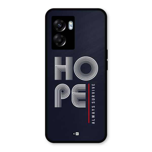Hope Survives Metal Back Case for Realme Narzo 50 5G