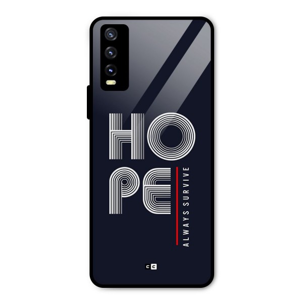 Hope Survives Metal Back Case for Vivo Y20t