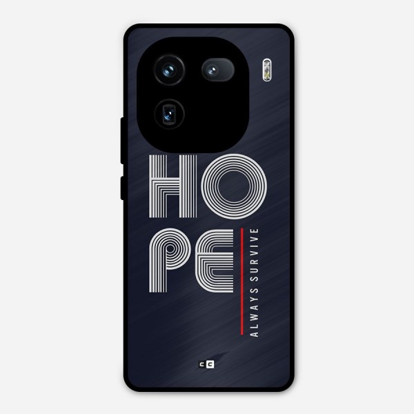 Hope Survives Metal Back Case for iQOO 12