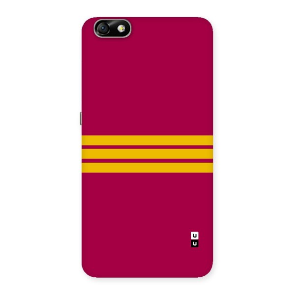 Horizontal Sports Stripes Back Case for Honor 4X
