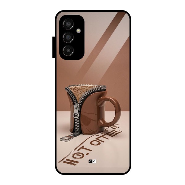Hot Coffee Glass Back Case for Galaxy F13