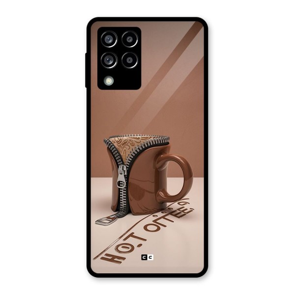 Hot Coffee Glass Back Case for Galaxy M53 5G