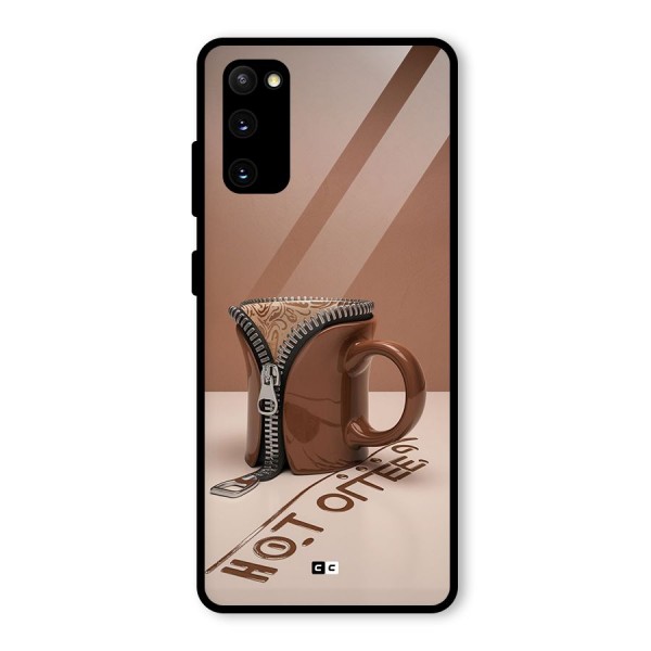 Hot Coffee Glass Back Case for Galaxy S20 FE 5G