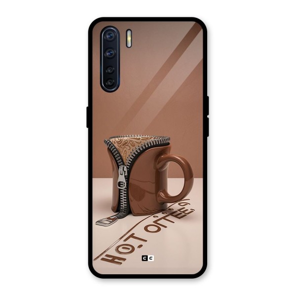 Hot Coffee Glass Back Case for Oppo F15