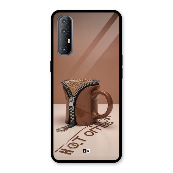 Hot Coffee Glass Back Case for Oppo Reno3 Pro
