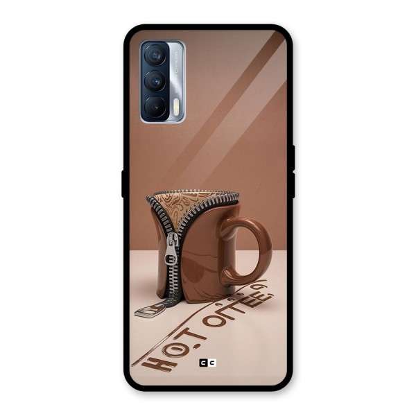 Hot Coffee Glass Back Case for Realme X7