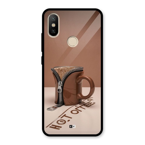 Hot Coffee Glass Back Case for Redmi A1