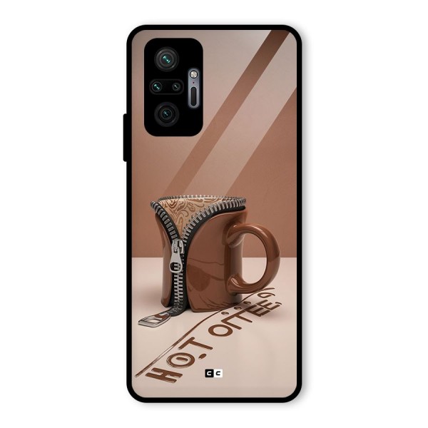 Hot Coffee Glass Back Case for Redmi Note 10 Pro Max