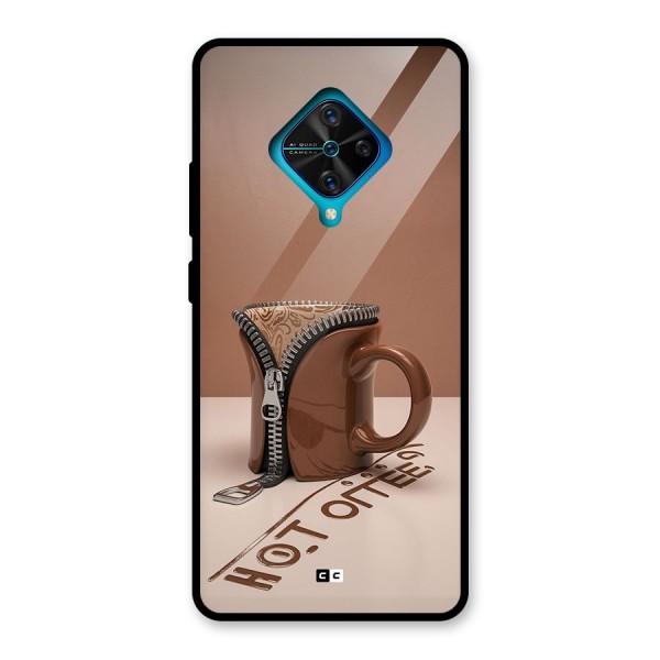 Hot Coffee Glass Back Case for Vivo S1 Pro