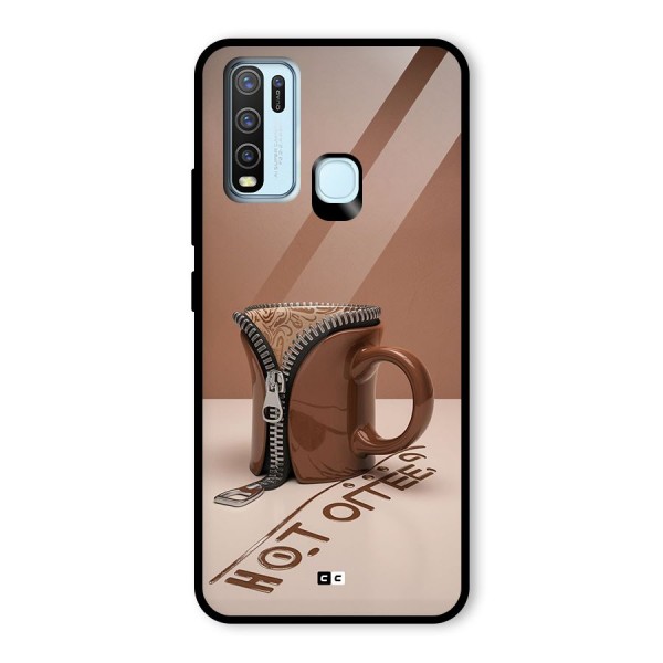 Hot Coffee Glass Back Case for Vivo Y30
