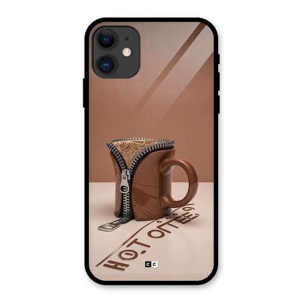 Hot Coffee Glass Back Case for iPhone 11
