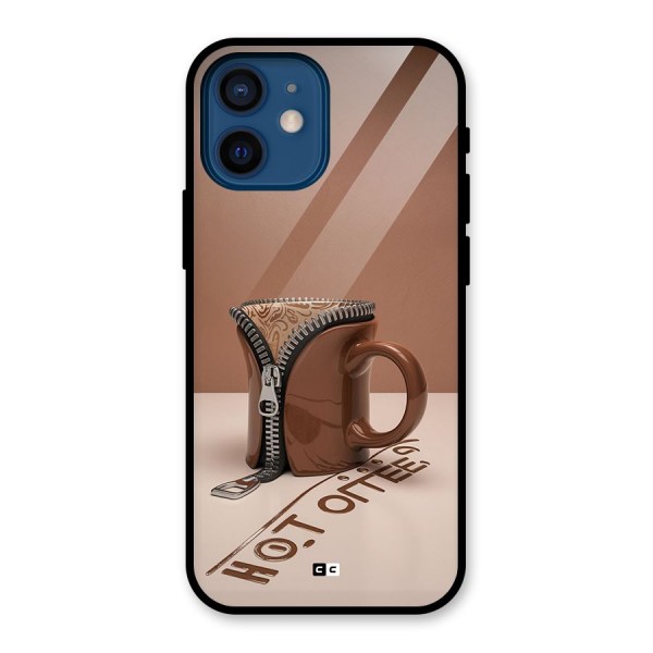 Hot Coffee Glass Back Case for iPhone 12 Mini