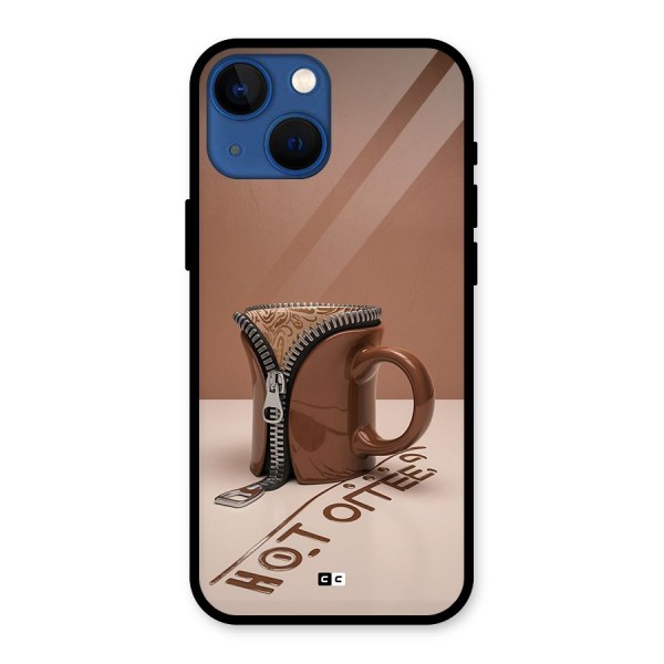 Hot Coffee Glass Back Case for iPhone 13 Mini
