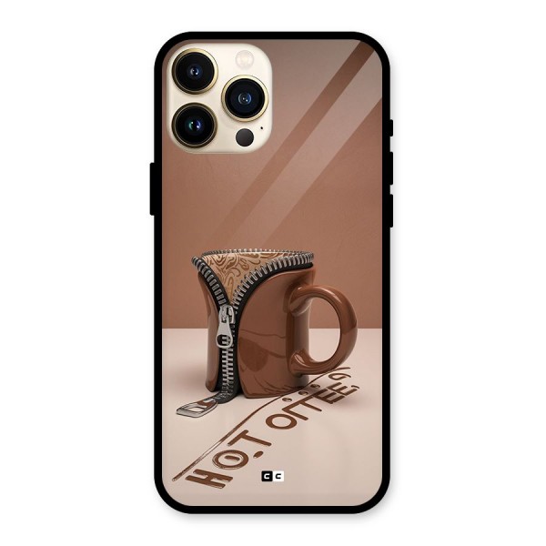 Hot Coffee Glass Back Case for iPhone 13 Pro Max