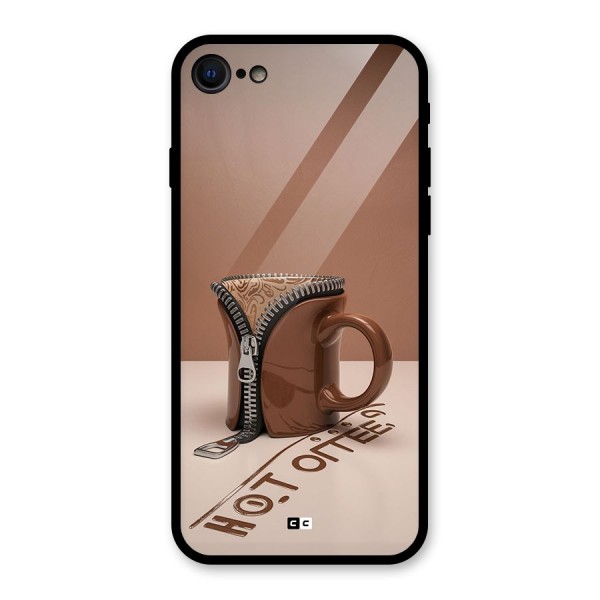 Hot Coffee Glass Back Case for iPhone SE 2020