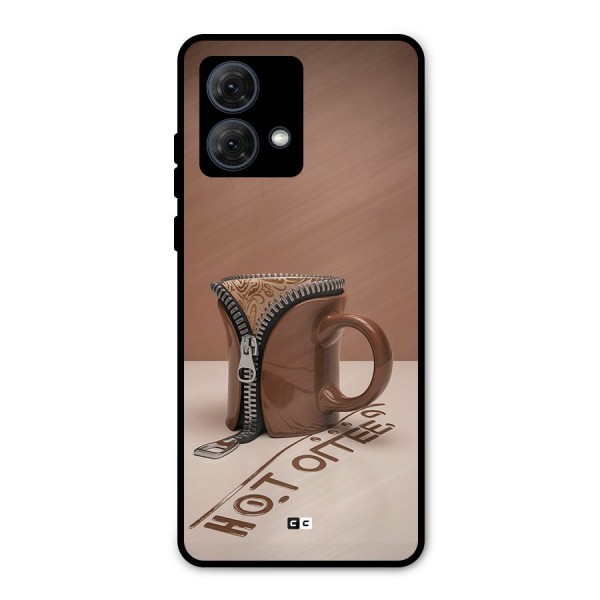 Hot Coffee Metal Back Case for Moto G84