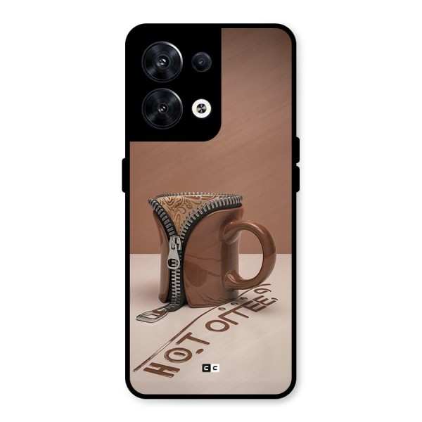 Hot Coffee Metal Back Case for Oppo Reno8 5G