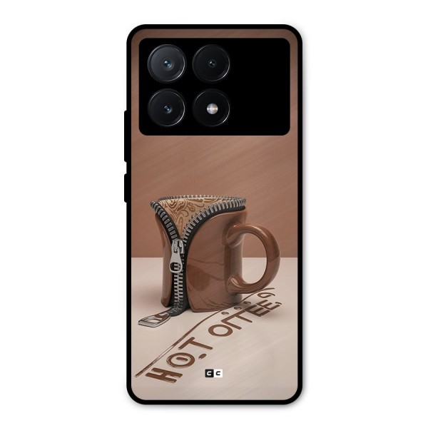Hot Coffee Metal Back Case for Poco X6 Pro