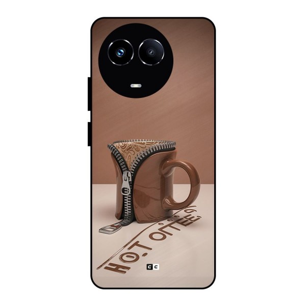 Hot Coffee Metal Back Case for Realme 11X