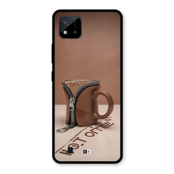 Hot Coffee Metal Back Case for Realme C11 2021