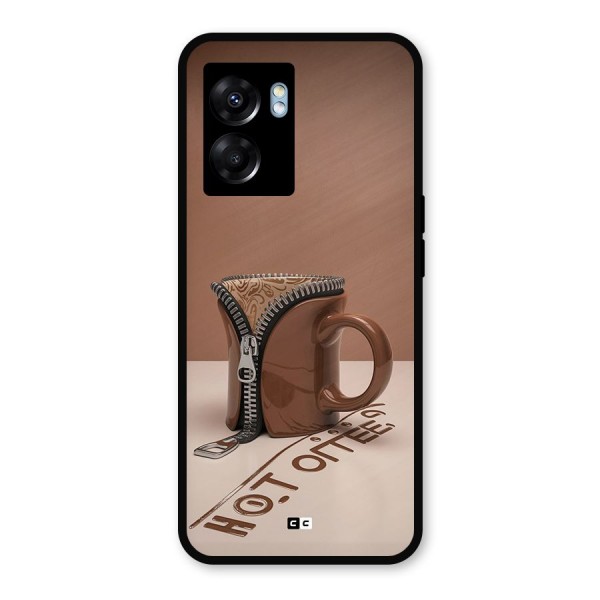 Hot Coffee Metal Back Case for Realme Narzo 50 5G
