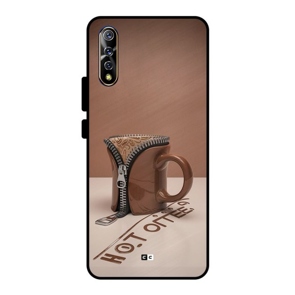 Hot Coffee Metal Back Case for Vivo S1