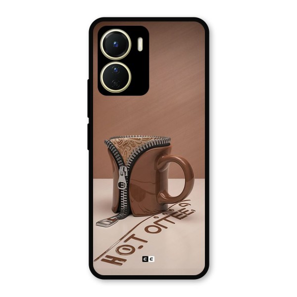 Hot Coffee Metal Back Case for Vivo T2x