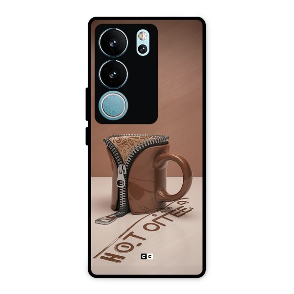 Hot Coffee Metal Back Case for Vivo V29