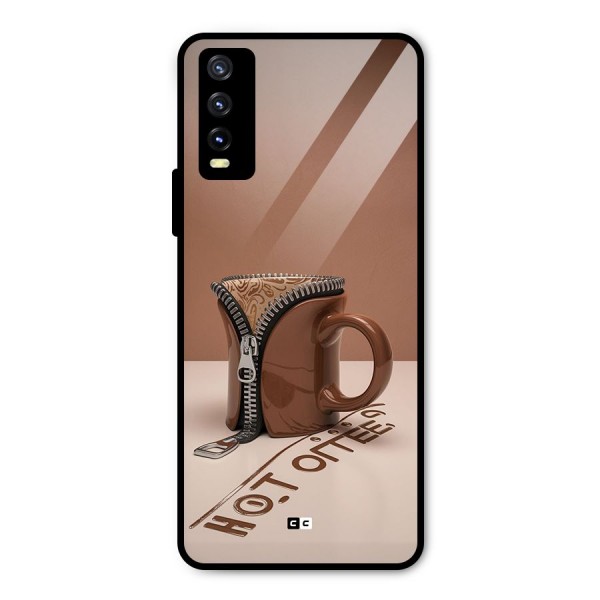 Hot Coffee Metal Back Case for Vivo Y20i